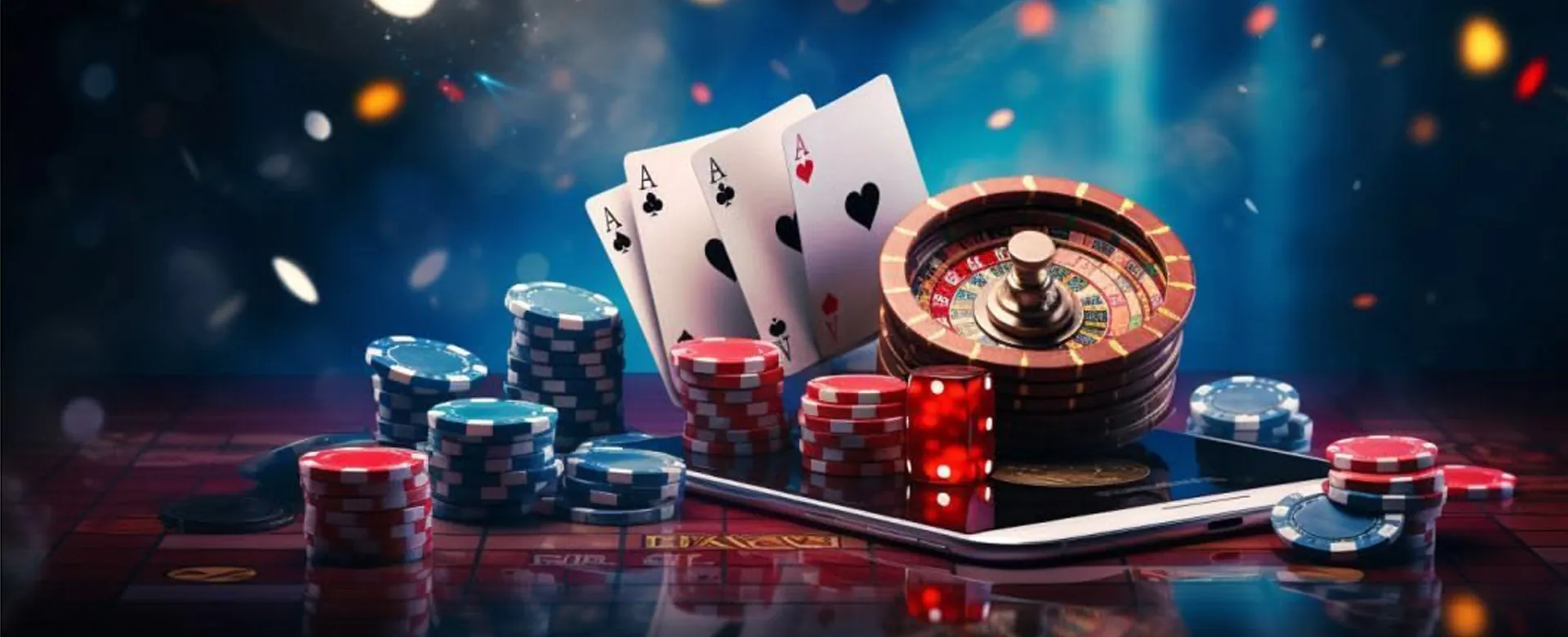 AH888 Online Casino Banner with exciting games